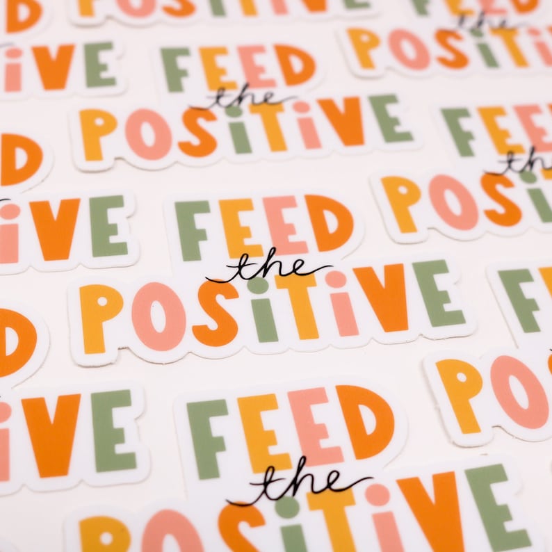 Positive Sticker - Etsy