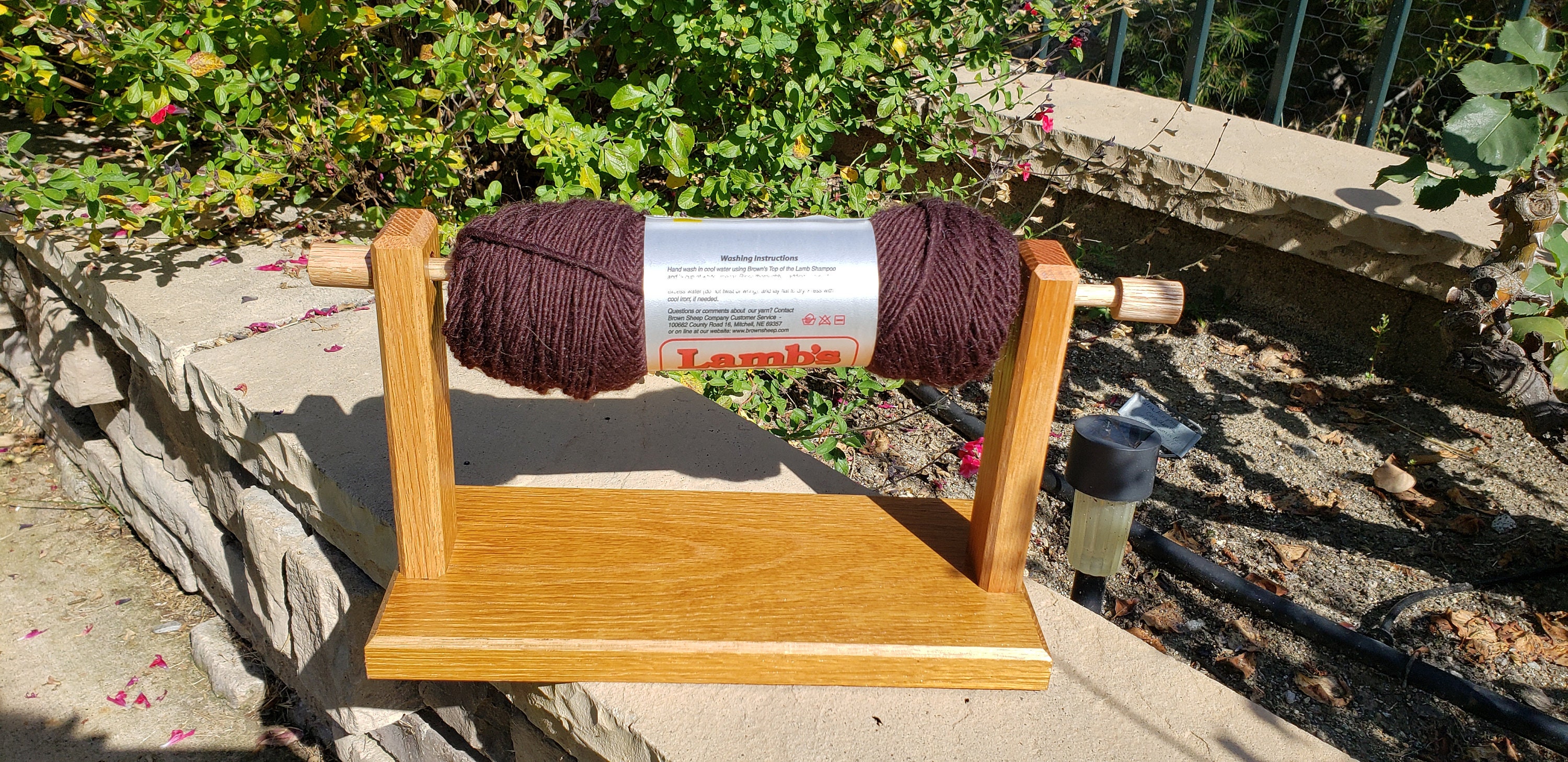 Yarn Holder Natural Oak Yarn Holder Made in the USA Etsy