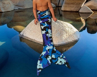 Shark Tail  Walkable/Swimmable with Invisible Zipper Bottom ! Add Monofin *** FAST SHIPPING!!