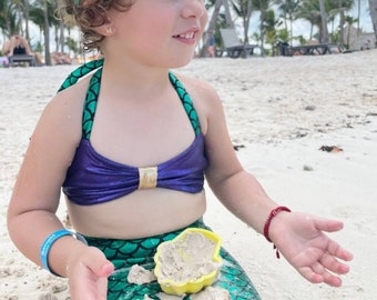 Ariel Princess Mermaid Bikini Top & Merbaby Tail !