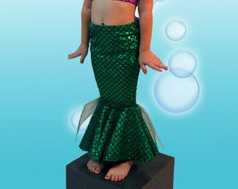 Mermaid Skirt! Add on Bikini Top! FAST SHIPPING!!