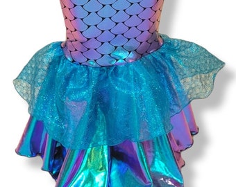 Deluxe Mermaid Skirt with Tulle / Option to Add Top!!