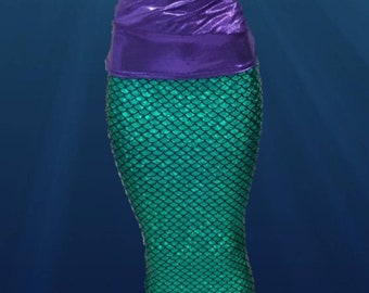 Mermaid Tail Walking Costume/Walkable with Invisible Zipper *** FAST SHIPPING!!