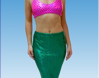 Long Mermaid Skirt for Adults!