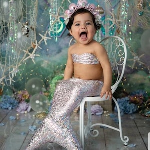 Walkable Mermaid Tails for Playtime!! Great For Photoshoots ! Includes Cotton Filled Insert / Option to Add Top!