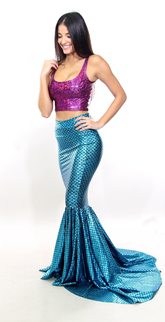 Hi-waist Mermaid Skirt With Train -  Canada