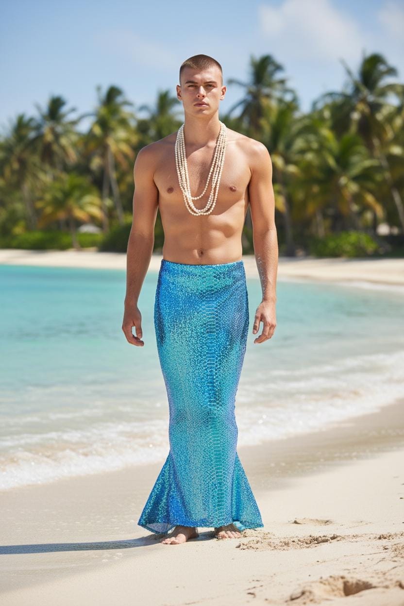 man dressed as mermaid Who's coming swimming with me?? . . . #mermanjonathan # mermaid #merman #mermaids #mermen #ocean #siren #merfolk #mermangrotto #merpeople #mertailor #thelittlemermaid