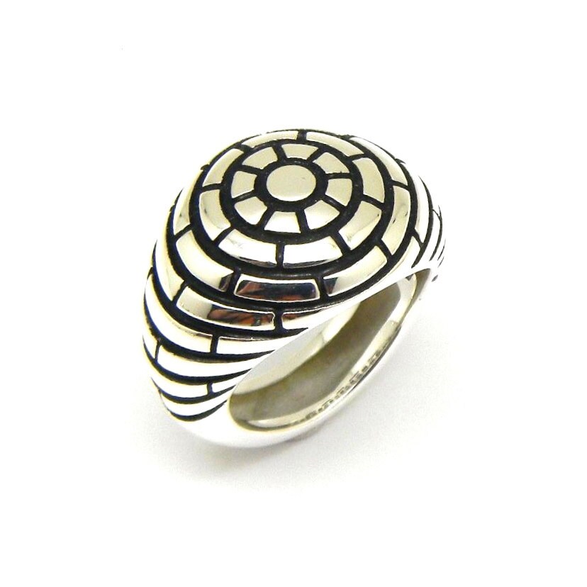Large Sterling Silver 925 Brick Wall Enamel Signet Ring,big Size Ring ...