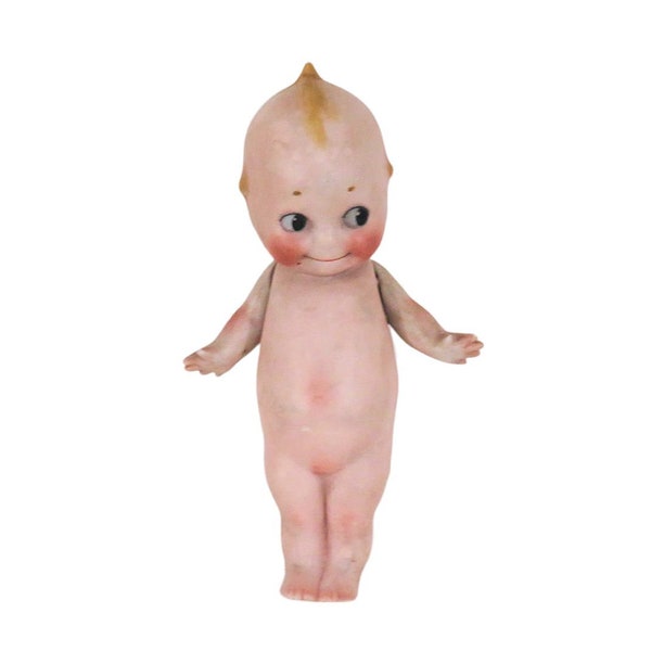 Antique Bisque Rose O'Neill Kewpie Doll 6 1/2"