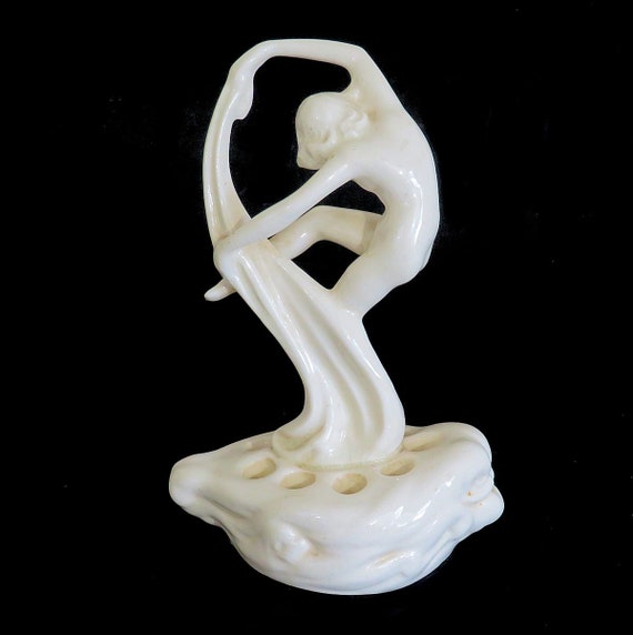 1920s Cowan Pottery Art Deco Pavlova Scarf Dancer Flower Frog - Etsy