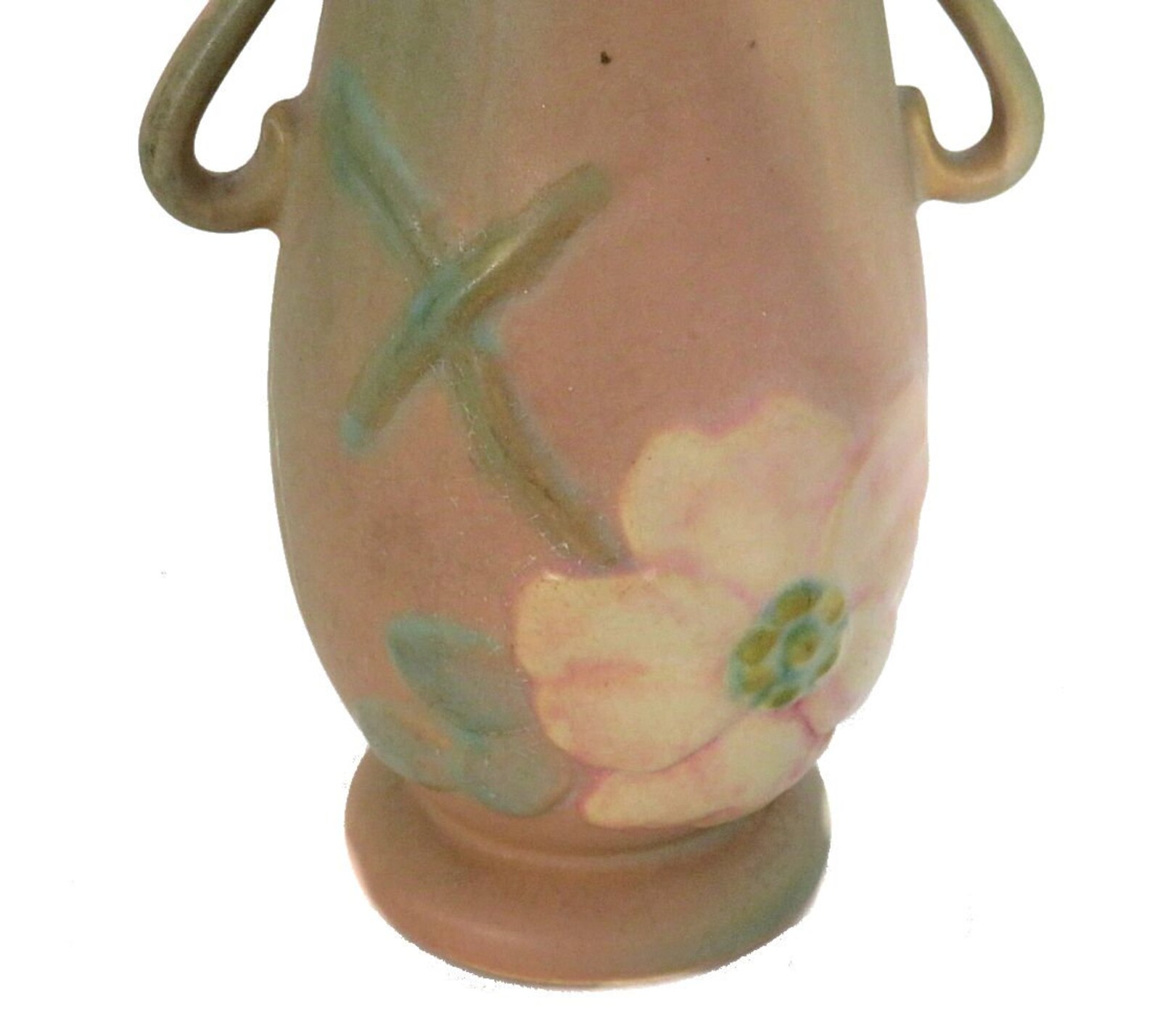 Weller Pottery Matte Pink Wild Rose Vase | Etsy