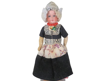 Antique Armand Marseilles Dutch Costume Doll Original Provenance