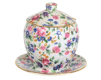 Royal Winton Grimwades Old Cottage Chintz Jam Pot