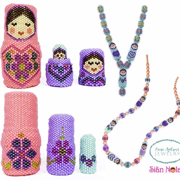 Matryoshka Nesting Dolls Beading Instructions PDF