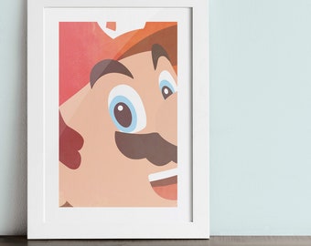MARIO poster - Inspired by Super Smash Bros.