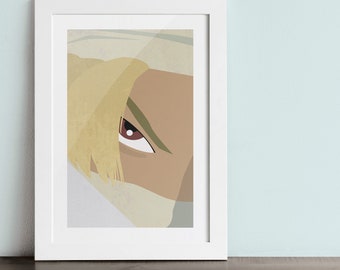 SHEIK poster - inspired by Super Smash Bros.