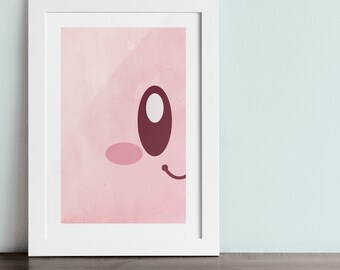 KIRBY poster - Inspired by Super Smash Bros.