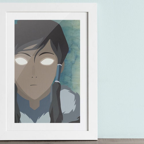 CELESTIAL KORRA Poster Inspired by the Legend of Korra Etsy