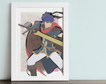 IKE giclee print - Inspired by Super Smash Bros. ULTIMATE