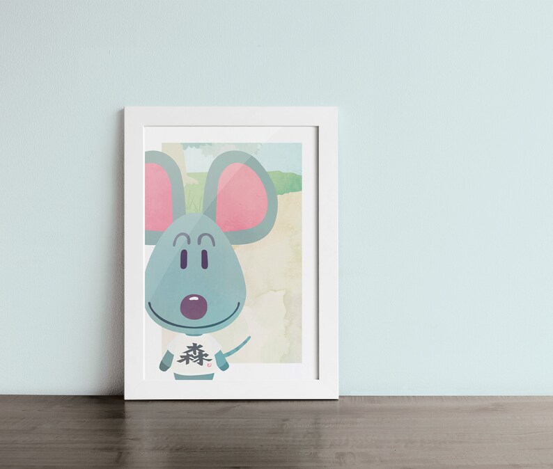 SAMSON poster Inspired by Animal Crossing New Horizons Etsy