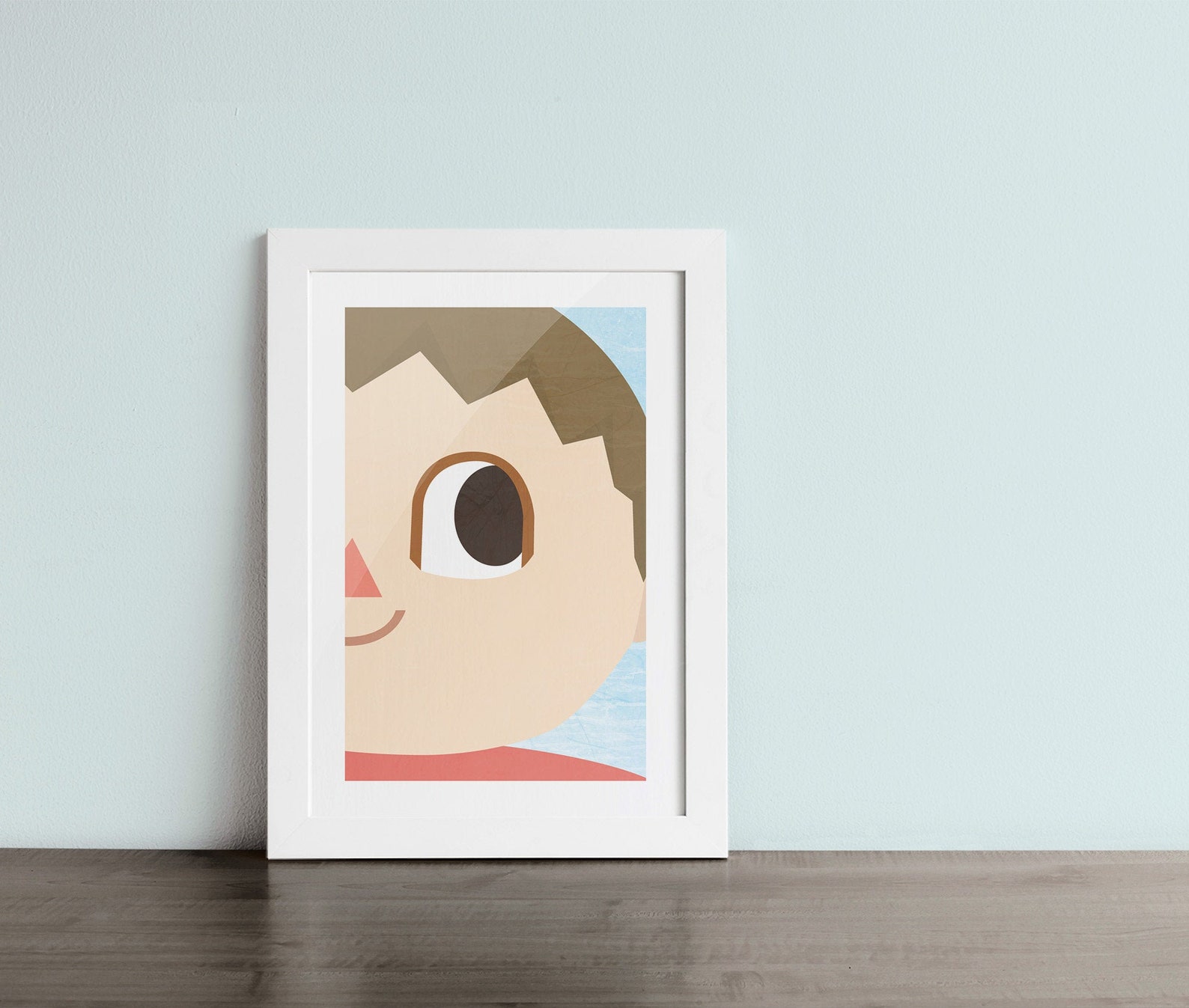 VILLAGER Poster Inspired by Super Smash Bros. Etsy