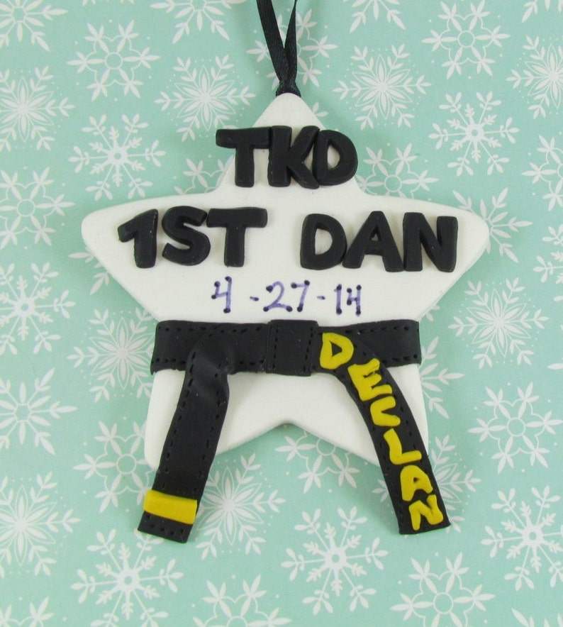 Taekwondo Christmas Ornaments 