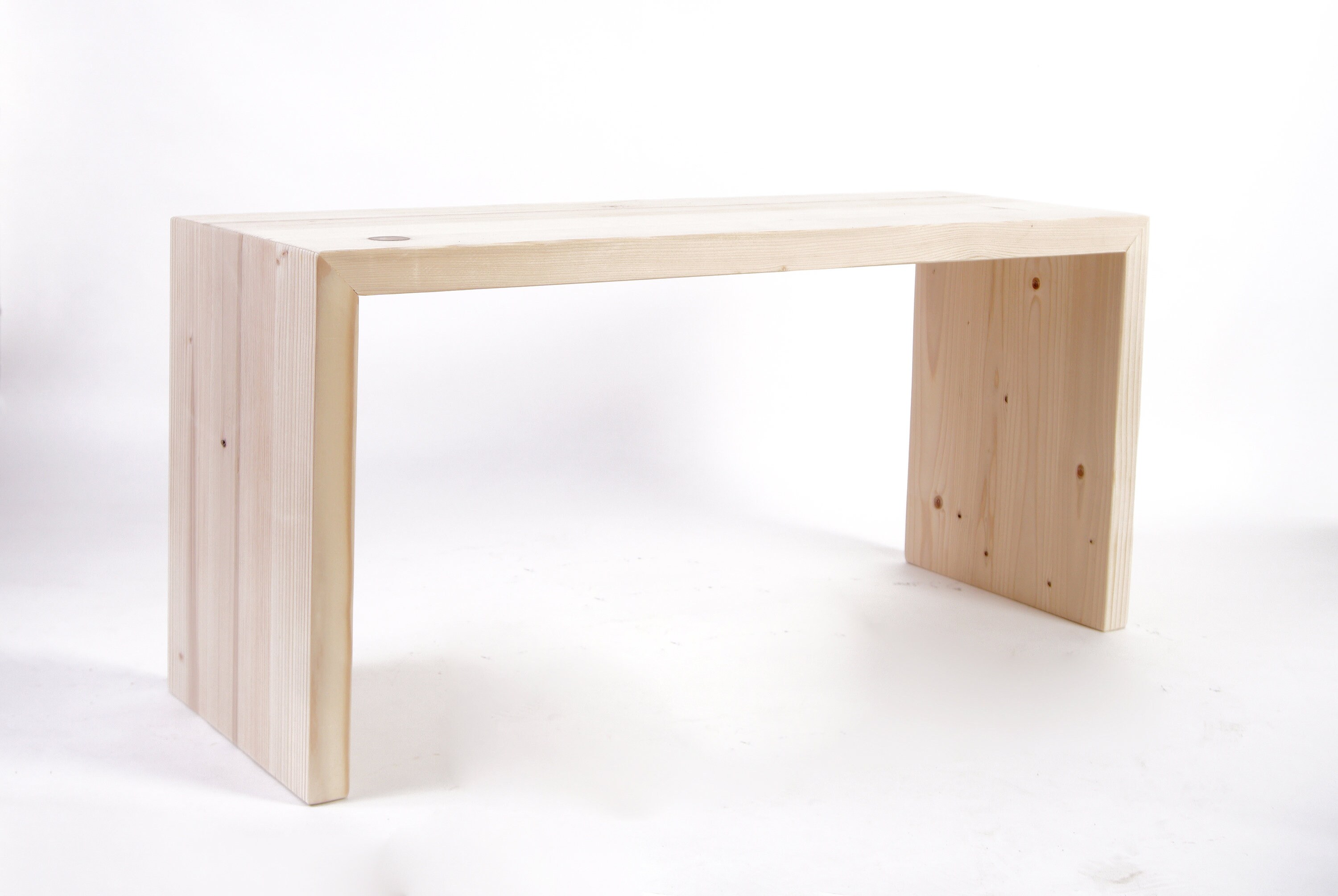 Minimal wood bench deals