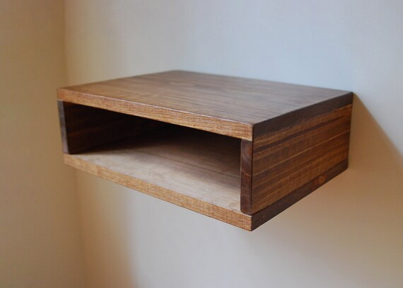 Floating Wall Mount Shelf Walnut