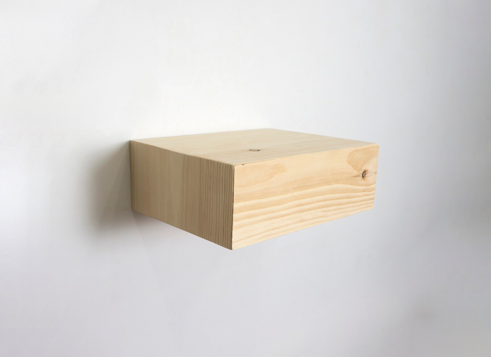 Floating Nightstand Hidden Drawer Bedside Table Modern Wall Etsy