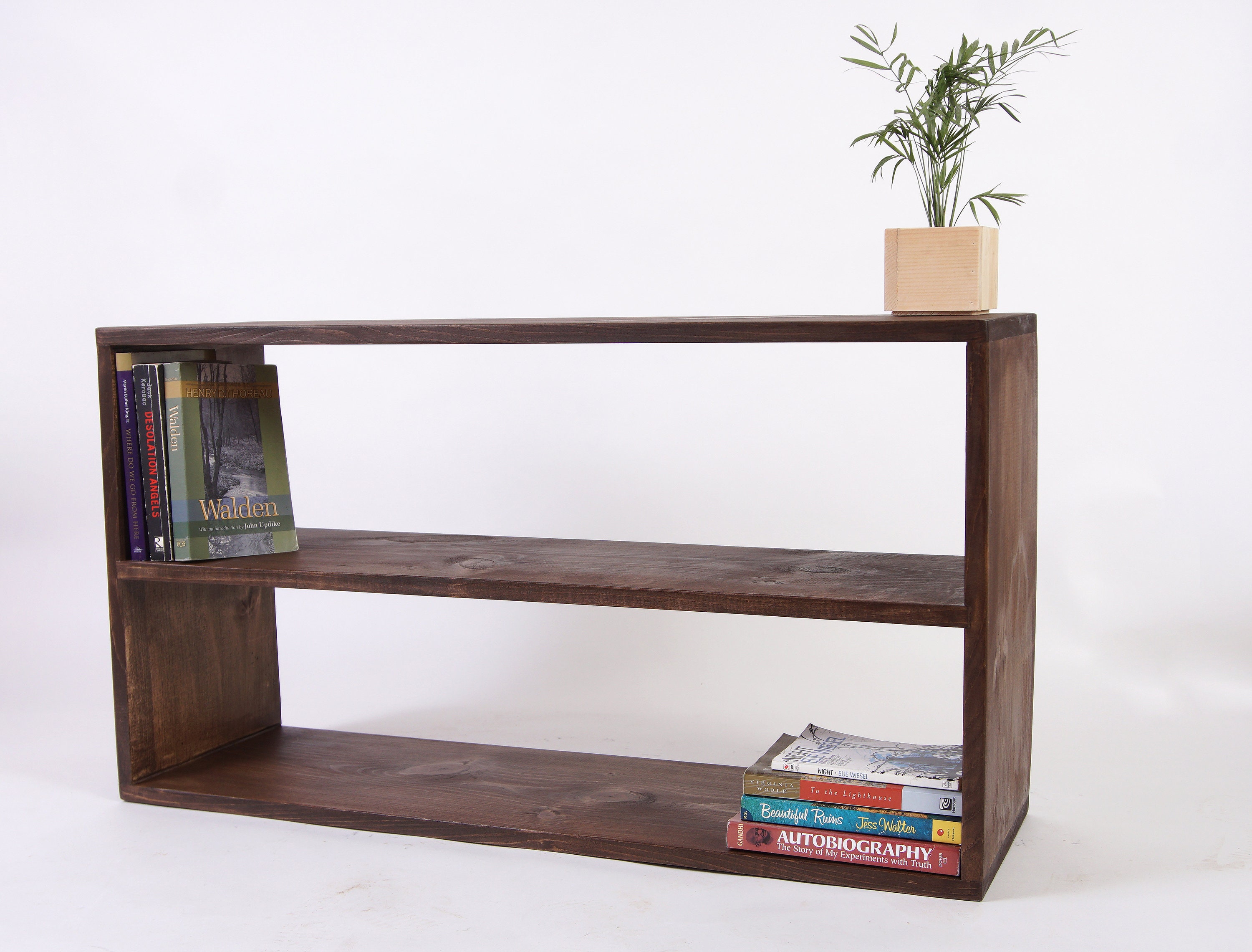 Small Basic Bookshelf Storage Rack Wood Shelf - China Book Stand, Cabinet  Furniture