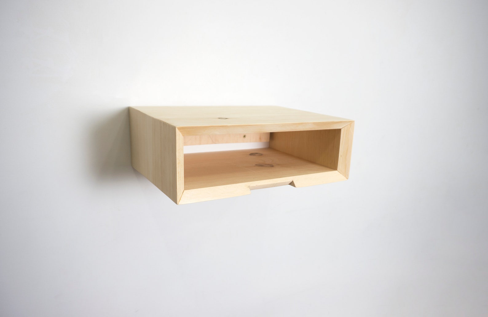 Floating Nightstand Hidden Drawer Bedside Table Modern Wall Etsy