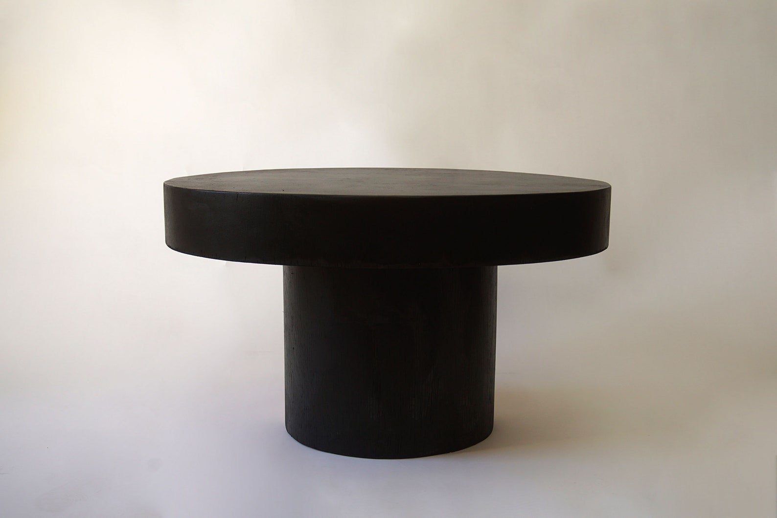 Low Circular Round Pedestal Coffee Table. Modern Round Low - Etsy