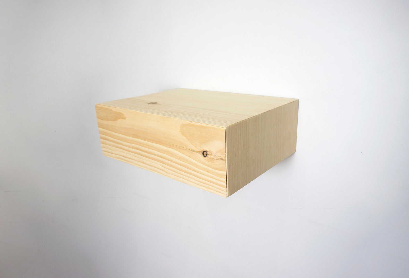 Floating Nightstand Hidden Drawer Bedside Table Modern Wall Etsy