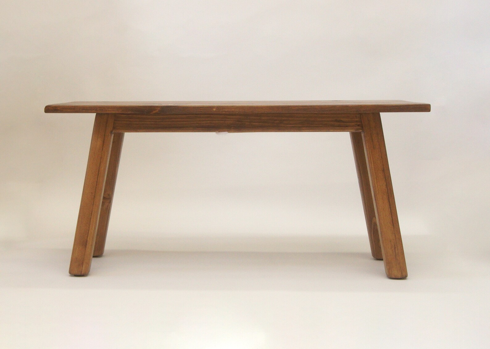 Tapered Leg Coffee Table Brown Etsy