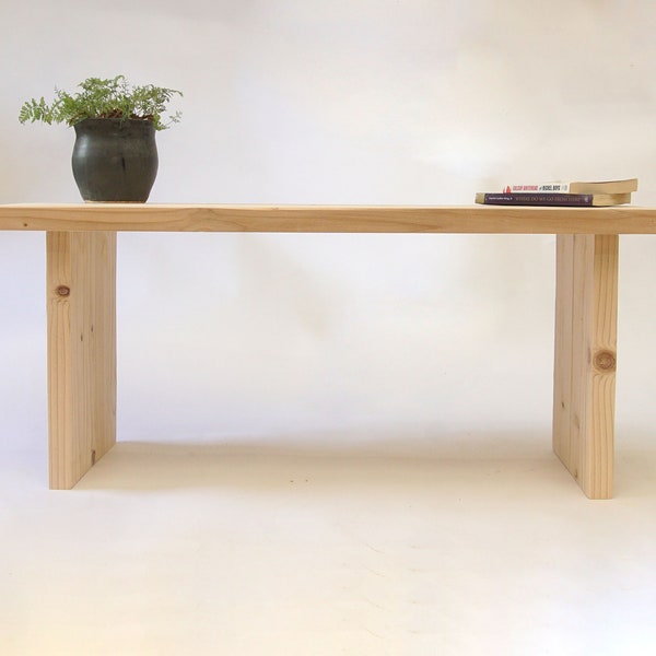 Raw Wood Coffee Table Etsy