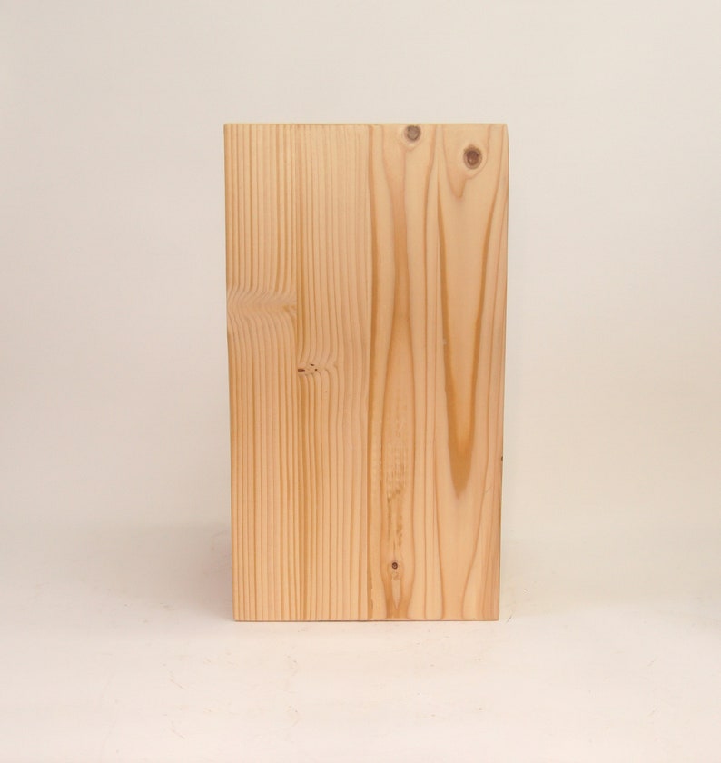 Solid Reclaimed Pine Wood Nightstand With Drawer and Storage Etsy