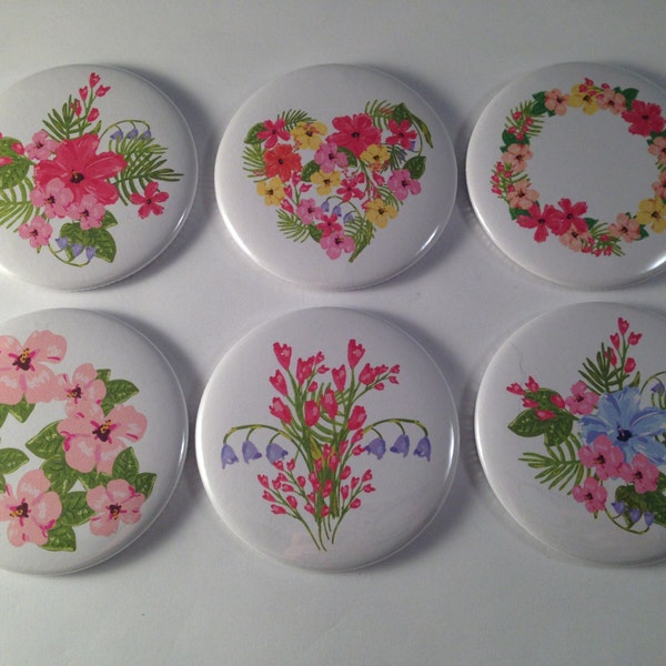 Spring Flowers Magnets