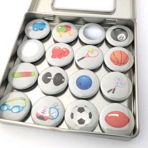 Set di magneti sportivi personalizzabili