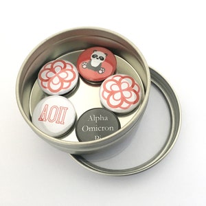 Alpha Omicron Pi Magnet Set