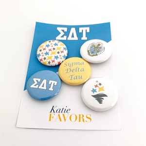 Sigma Delta Tau 5 Mini-Pin Set