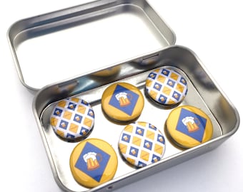 German Oktoberfest Magnet Set