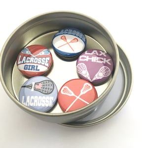 Women&#39;s Lacrosse  Magnet Set