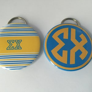 Sigma Chi Monogram Bottle Opener Keyrings and Magnets