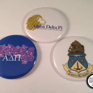 Alpha Delta Pi Pocket Mirrors, Bottle Opener Keyrings and Magnets