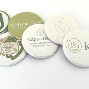 Kappa Delta -  Pocket Mirrors, Magnets, Pins and Bottle Opener Keyring
