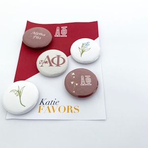Alpha Phi 5 Mini-Pin Set