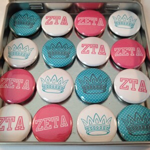 Zeta Tau Alpha Magnet Set