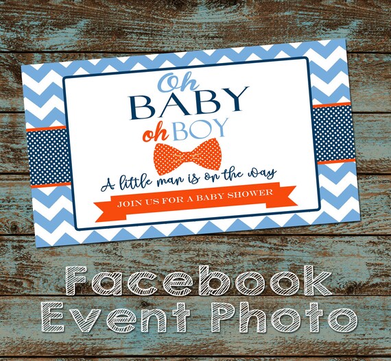 Baby Shower Facebook Event Header Afbeelding Boy Shower Etsy Nederland
