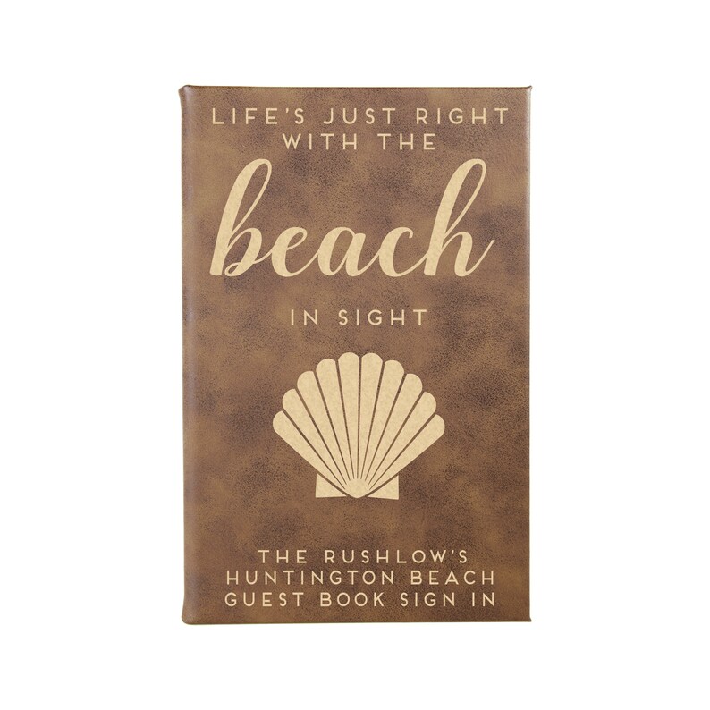 Airbnb Guest Book Custom Guest Book Beach House Guestbook Etsy