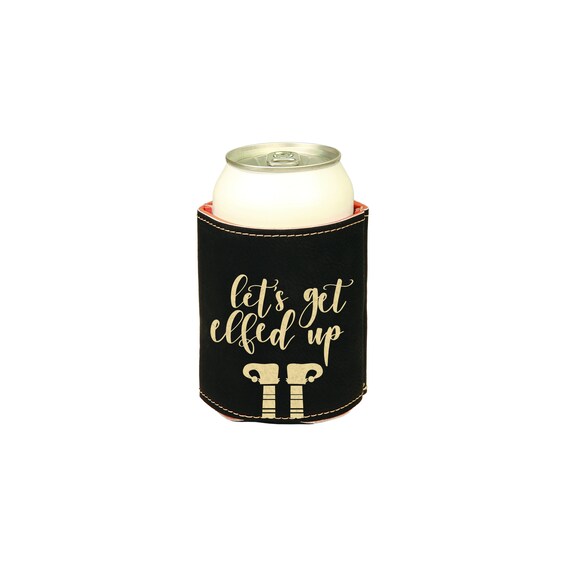 Personalized Can Holder Beer Holder Christmas Party Elfed Etsy